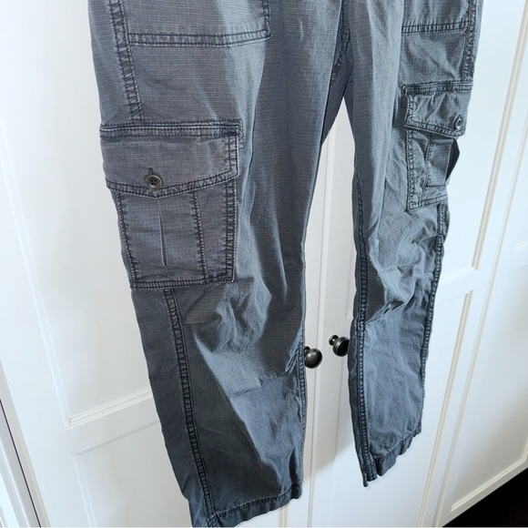 Anthropology Gray Cargo Jennie Ripstop Pants Sz 31 OB1070255 Gorpcore - Picture 6 of 16